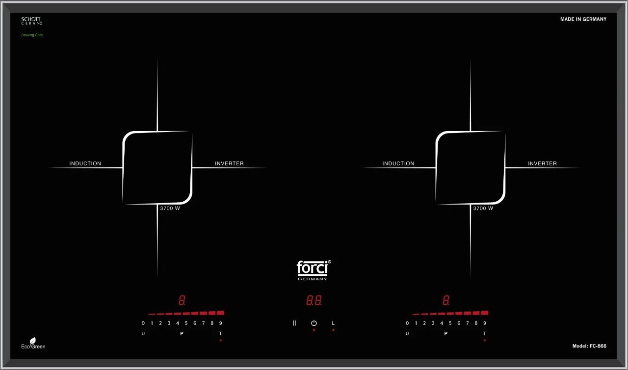 BẾP ĐIỆN ĐÔI FORCI FC - 866
